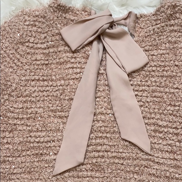 Jennifer Lopez Rose Sweater with back bow - Picture 5 of 5
